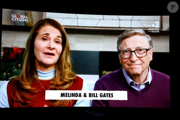 Melinda et Bill Gates - Lady Gaga et l'association Global Citizen ont organisé un concert virtuel planétaire intitulé "One World: Together At Home" (un monde: ensemble chez soi). Le 19 avril 2020