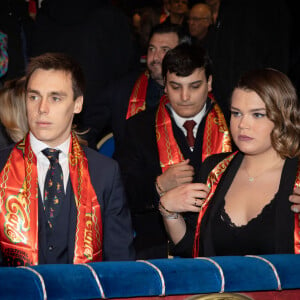 Louis Ducruet et Camille Gottlieb - Soirée de Gala du 44ème Festival International du Cirque de Monte-Carlo à Monaco le 21 janvier 2020. Le Festival se déroule sous le chapiteau de Fontvieille du 16 au 26 janvier 2020. © Olivier Huitel / Pool Monaco / Bestimage