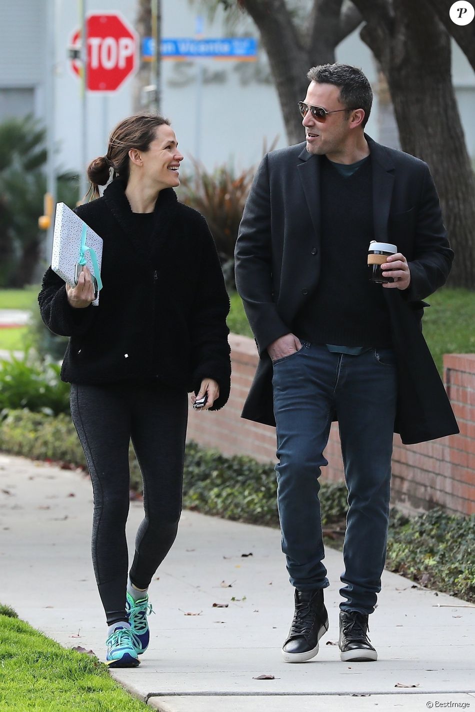 Exclusif - Jennifer Garner et son ex-mari Ben Affleck à Los Angeles, le 27 février 2019.