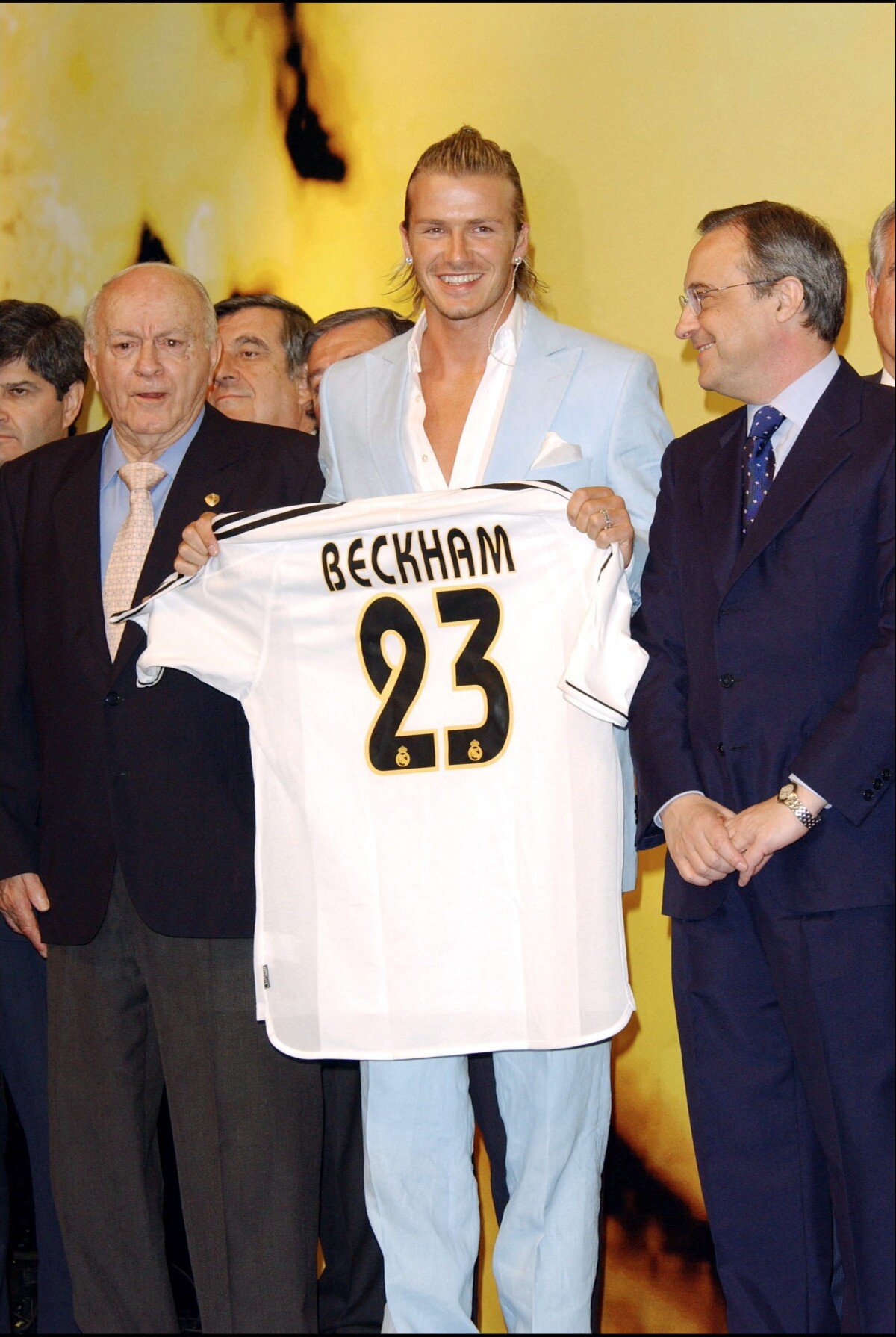 david beckham presentation real madrid