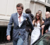 David et Victoria Beckham à Paris, le 9 mai 2006.