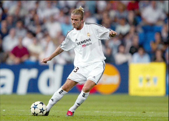 David Beckham sous le maillot du Real Madrid, en septembre 2003.