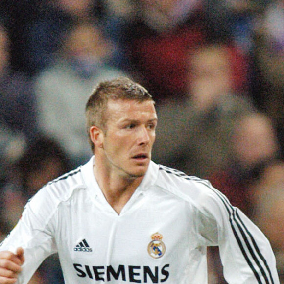 David Beckham sous les couleurs du Real Madrid en 2005.