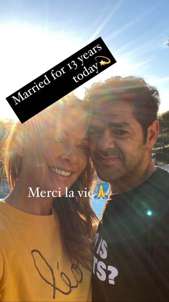 Melissa Theuriau et Jamel Debbouze fêtent 13 ans de mariage le 8 mai 2021. Instagram