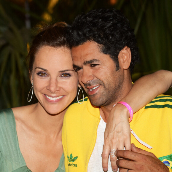 Jamel Debbouze et sa femme Mélissa Theuriau - After-party de la clôture du Marrakech du rire au Cristal Pacha à Marrakech.