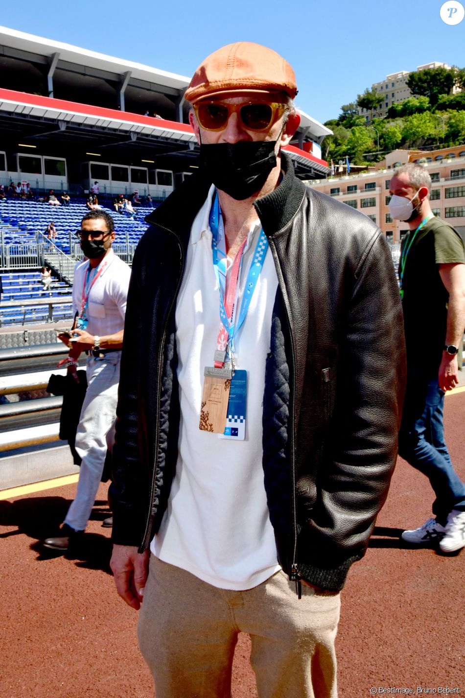 Vincent Cassel - People lors de la 4ème édition du E-Prix De Monaco 2021 le 8 mai 2021 © Bruno Bebert / Bestimage