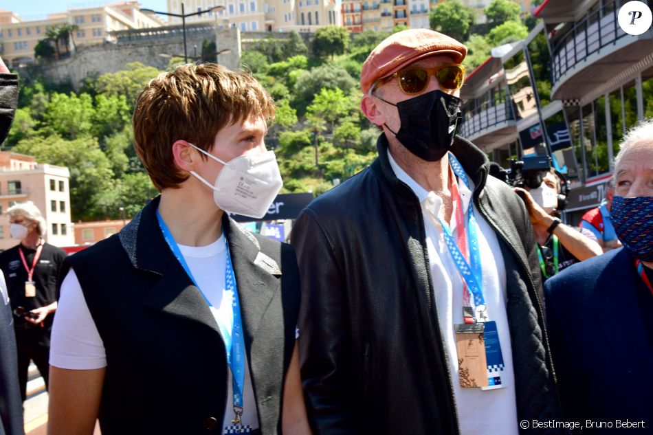 Léa Seydoux, Vincent Cassel - People lors de la 4ème édition du E-Prix De Monaco 2021 le 8 mai 2021 © Bruno Bebert / Bestimage