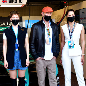 Léa Seydoux, Vincent Cassel, Iris Mittenaere - People lors de la 4ème édition du E-Prix De Monaco 2021 le 8 mai 2021 © Bruno Bebert / Bestimage