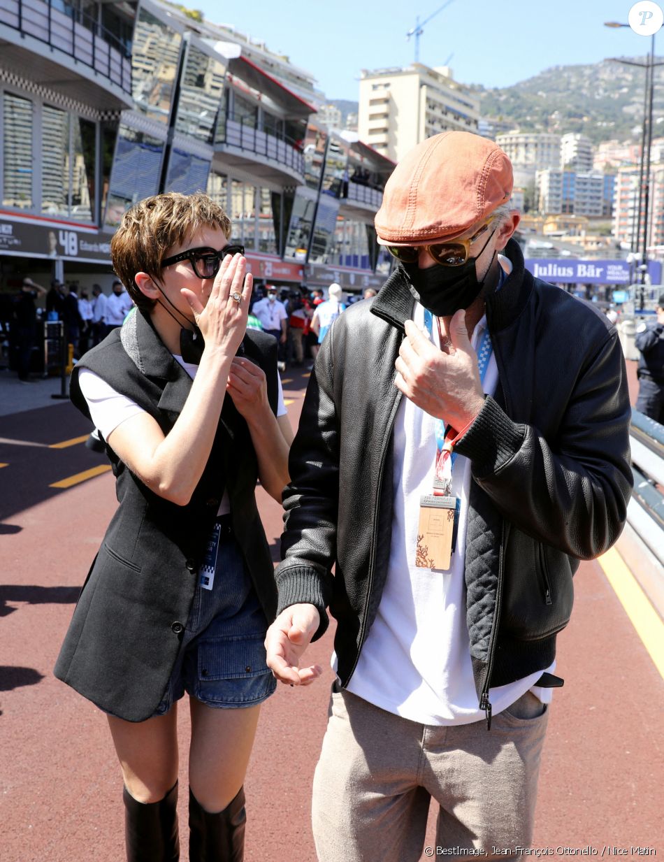 Léa Seydoux, Vincent Cassel - People lors de la 4ème édition du E-Prix De Monaco. © Jean-François Ottonello / Nice Matin / Bestimage