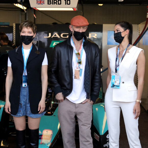 Léa Seydoux, Vincent Cassel, Iris Mittenaere - People lors de la 4ème édition du E-Prix De Monaco. © Jean-François Ottonello / Nice Matin / Bestimage