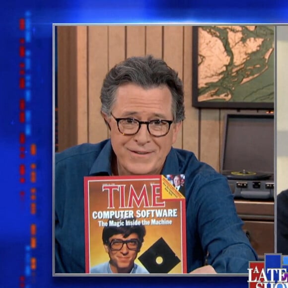 Bill Gates fait un passage dans l'émission de Stephen Colbert pour la promotion de son livre "How to avoid a climate disaster".