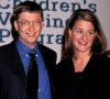 Archives - Bill Gates et sa femme Melinda en conférence de presse à New York. © Walter Weissman-Globe Photos / Zuma Press / Bestimage