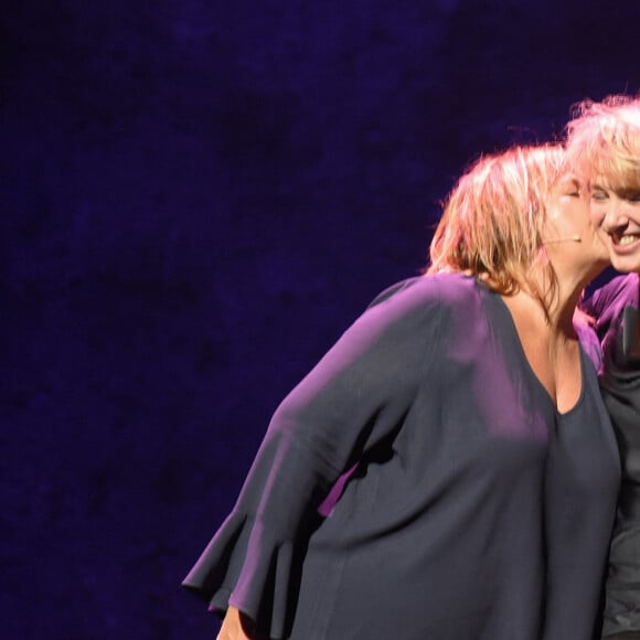 Michèle Bernier - Générale du woman show "Vive Demain !" de Michèle Bernier au théâtre des Variétés à Paris, le 28 janvier 2019. © Coadic Guirec/Bestimage