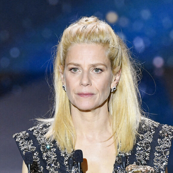 Marina Foïs, maîtresse de cérémonie de la 46e cérémonie des César à l'Olympia à Paris. Le 12 mars 202. © Pierre Villard/ Pool / Bestimage