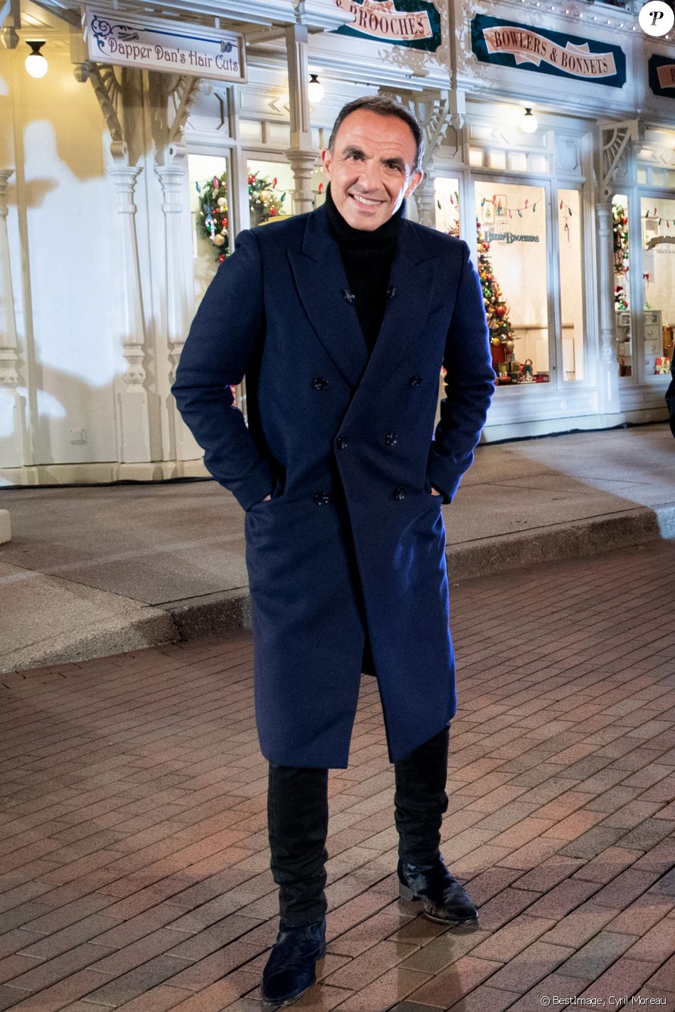 Exclusif - Nikos Aliagas - Enregistrement de l'émission "Toute la musique qu'on aime" à Disneyland Paris, qui sera diffusée sur TF1 le 31 décembre © Cyril Moreau / Bestimage