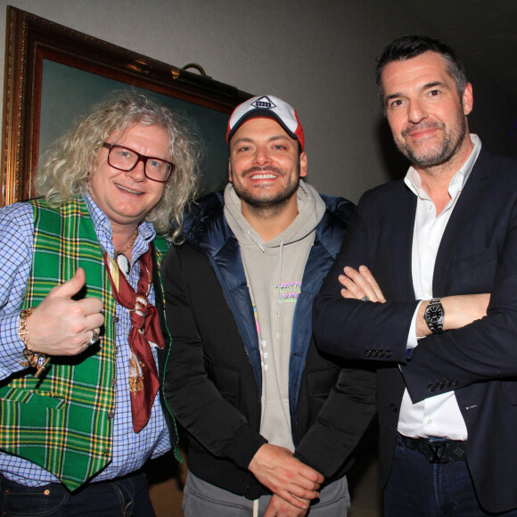 Pierre-Jean Chalençon, Kev Adams, Arnaud Ducret à la 6ème édition du Grand Dîner à l'hôtel Marriott à Paris le 26 février 2020. © Philippe Baldini / Bestimage