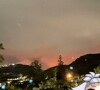 A peine installés dans leur nouvelle maison, Laeticia Hallyday et son compagnon Jalil Lespert sont déjà menacés par des incendies dans le quartier de Pacific Palisades à Los Angeles, Californie. © Jalil Lespert Instagram via Bestimage 