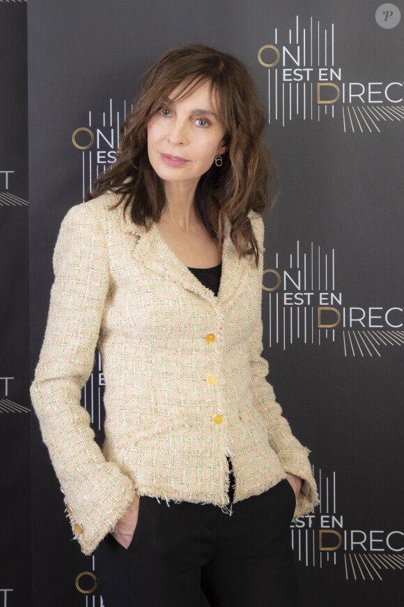 Exclusif - Anne Parillaud - Backstage de l'émission On Est En Direct, à Paris, le 15 mai 2021. © Jack Tribeca / Bestimage