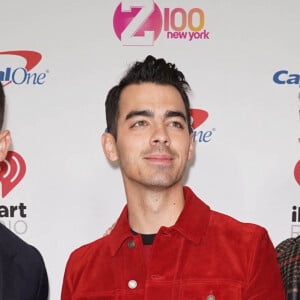 Nick Jonas, Joe Jonas et Kevin Jonas à la soirée iHeartRadio's Z100 Jingle Ball 2019 au Madison Square Garden à New York, le 13 décembre 2019.