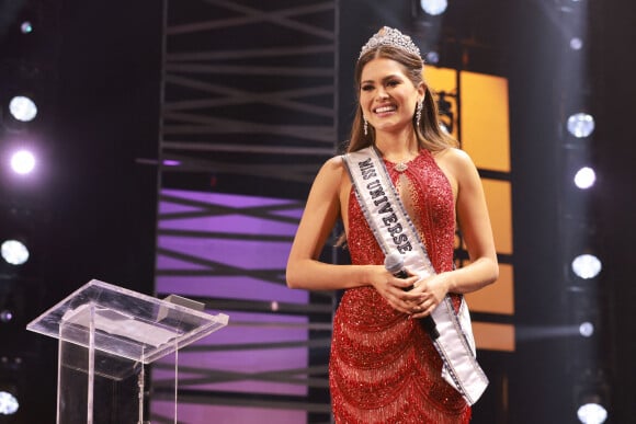 Andrea Meza (Miss Mexique) a été élue Miss Univers 2021 lors de la 69ème édition du concours Miss Univers au Seminole Hard Rock Hotel and Casino Hollywood en Floride, le 16 mai 2021. © Tracy Ngyuen/Miss Universe/ZUMA Wire/Bestimage