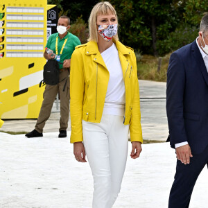 La princesse Charlene de Monaco au Tour de France 2020 à Nice, le 29 août 2020. © Bruno Bebert / Bestimage