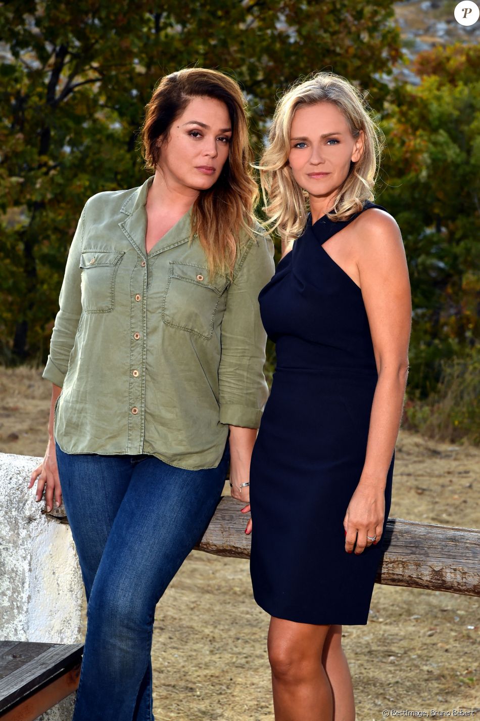 Exclusif - Lola Dewaere, Claire Borotra - Tournage de la saison 2 de la série "La Vengeance aux Yeux Clairs" à Nice - Episode 3 et 4 diffusés le 27 novembre © Bruno Bebert/Bestimage
