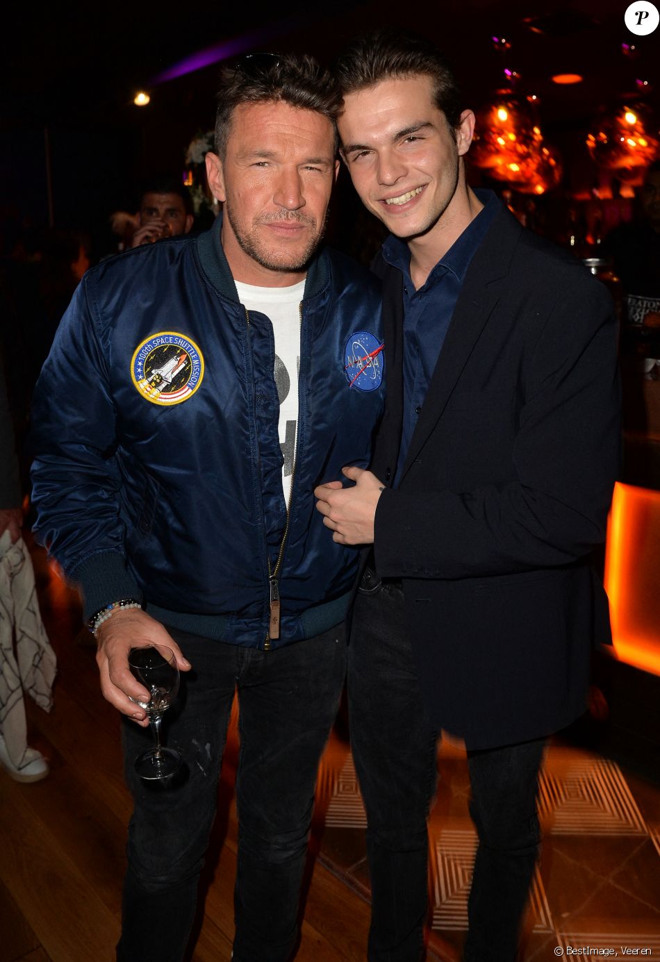 Exclusif - Benjamin Castaldi et son fils Julien Castaldi - Lancement de la plate forme "Kikandou" booking d'influenceurs en collaboration avec R. Orlinski à Paris le 12 juin 2019. © Veeren/Bestimage