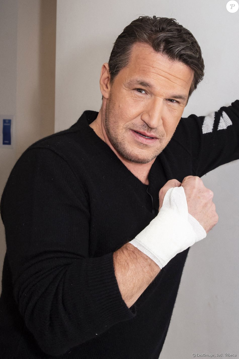 Exclusif - Benjamin Castaldi - Backstage de l'enregistrement de l'émission "A prendre ou à laisser" (APOAL), et de "Touche Pas à Mon Poste" (TPMP), présentée par C.Hanouna et diffusée en direct sur C8 le 20 janvier © Jack Tribeca / Bestimage