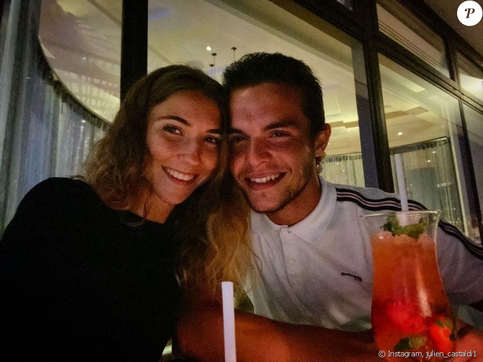 Julien Castaldi avec sa compagne Chiara, octobre 2020.