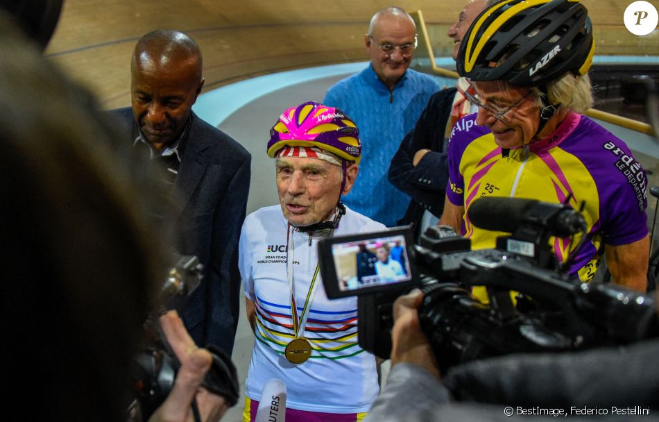 Robert Marchand fête ses 107 ans sur un vélo © Federico Pestellini/Panoramic/Bestimage