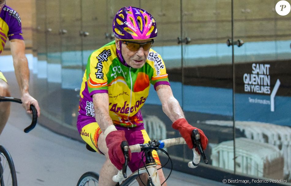Robert Marchand fête ses 107 ans sur un vélo © Federico Pestellini/Panoramic/Bestimage