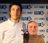 Robert Marchand Centenaire et Thibaut Pinot le 24 janvier 2013. © Patrick Pichon/Panoramic/Bestimage