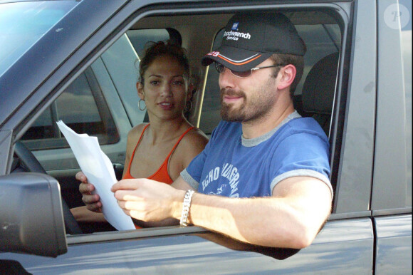 Jennifer Lopez et Ben Affleck à Savannah en 2003.