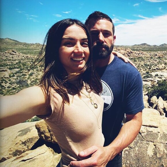 Ben Affleck et son ex-petite amie Ana de Armas en avril 2020.