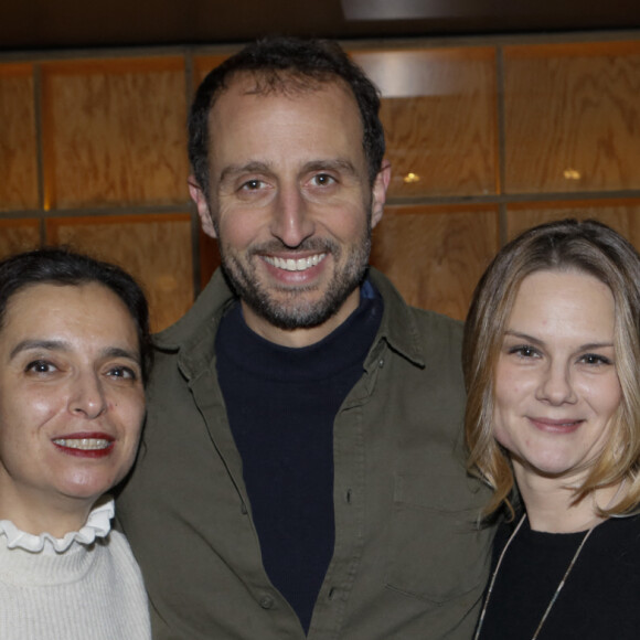 France Camus, Arié Elmaleh, Aurélie Nollet - Projection privée des deux premiers épisodes de la série "Il a déjà tes yeux" au cinéma Max Linder à Paris, le 4 février 2020. © Christophe Clovis/Bestimage