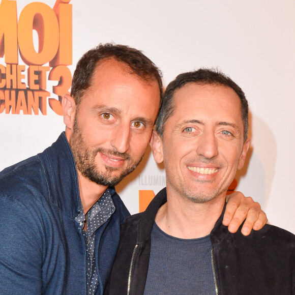 Arié Elmaleh et son frère Gad Elmaleh - Avant-première du film d'animation "Moi Moche et Méchant 3" au cinéma Gaumont Champs-Elysées Marignan à Paris. Le 27 juin 2017. © Coadic Guirec/Bestimage