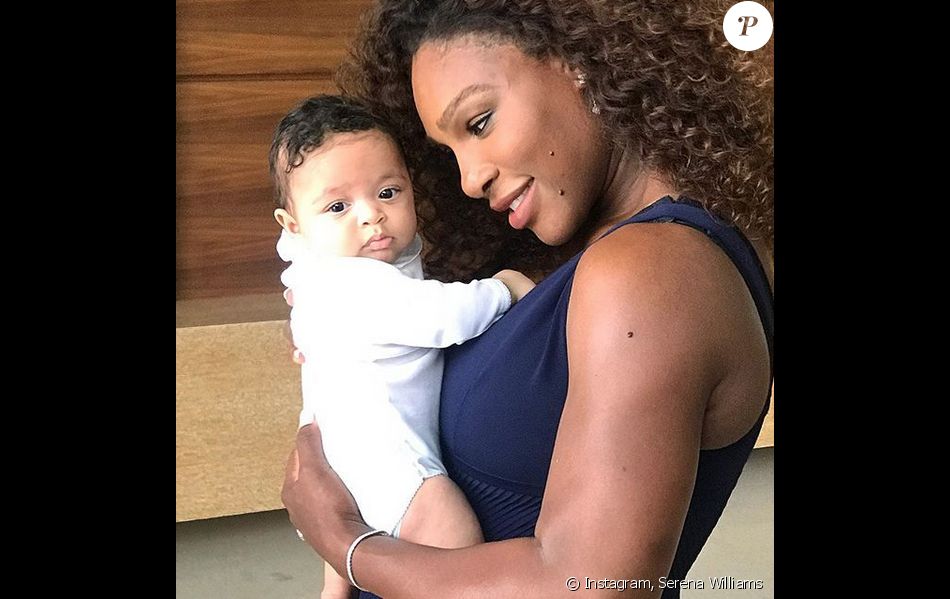 Serena Williams et sa fille Alexis. Janvier 2018.