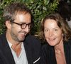 Cyrille Eldin et Cendrine Dominguez en couple lors de la soirée en hommage au personnel soignant de l'APHP (Assistance Publique - Hôpitaux de Paris) au restaurant "Le Récamier" à Paris © Jack Tribeca/Bestimage