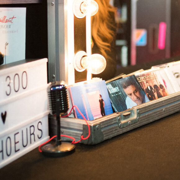 Exclusif - Hélène Ségara - Backstage de l'enregistrement de l'émission "300 choeurs chantent Les tubes d'un jour" à Paris, qui sera diffusée le 19 mars 2021 sur France 3. Le 16 septembre 2020 