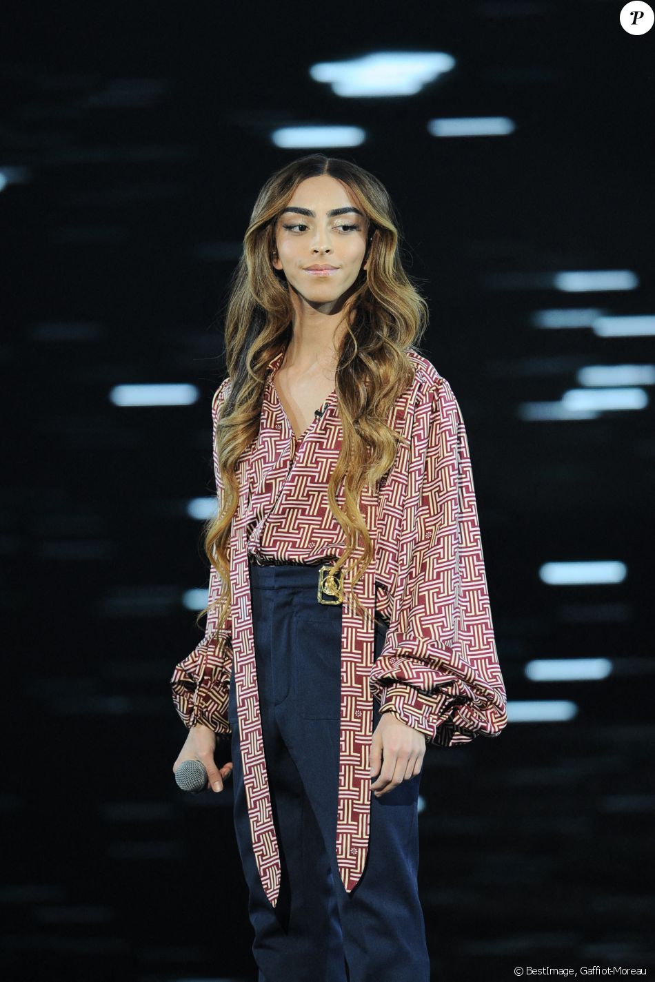 Exclusif - Bilal Hassani - Enregistrement de l'émission "Duos Mystères" à la Seine Musicale à Paris, qui sera diffusée le 26 février sur TF1. Le 1er février 2021 © Gaffiot-Moreau / Bestimage