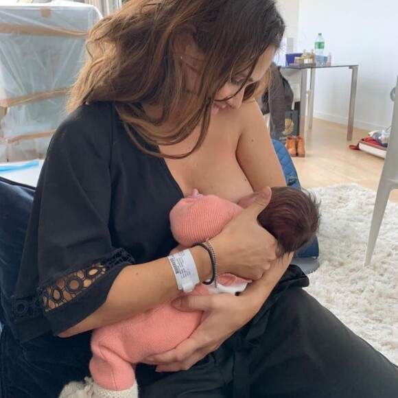 Joyce Jonathan et sa fille Ghjulia sur Instagram. Le 8 novembre 2020.