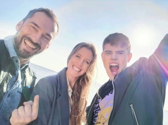 Xavier Widhoff, Audrey Looten et Franck Monsigny sur Instagram. Le 7 avril 2021.