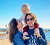 Ophélie Meunier, son mari Mathieu Vergne et leur fils Joseph sur Instagram, décembre 2020.