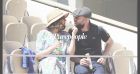 Alysson Paradis et Guillaume Gouix amoureux à Roland-Garros, bisous dans les tribunes