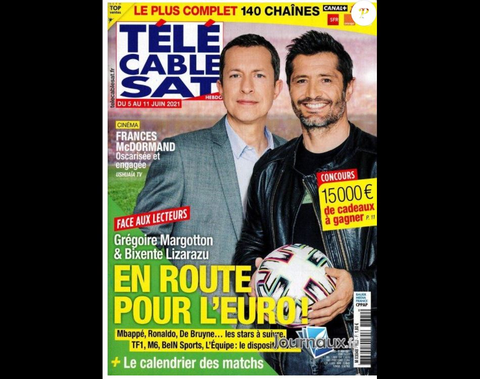Couverture du magazine "Télé Câble Sat" du 31 mai 2021