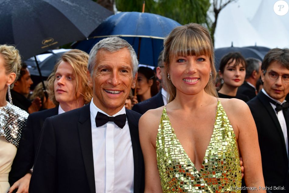 Nagui (Nagui Fam) et sa femme Mélanie Page à la première de "Les Plus Belles Années d'une Vie" lors du 72ème Festival International du Film de Cannes, le 18 mai 2019. © Rachid Bellak/Bestimage