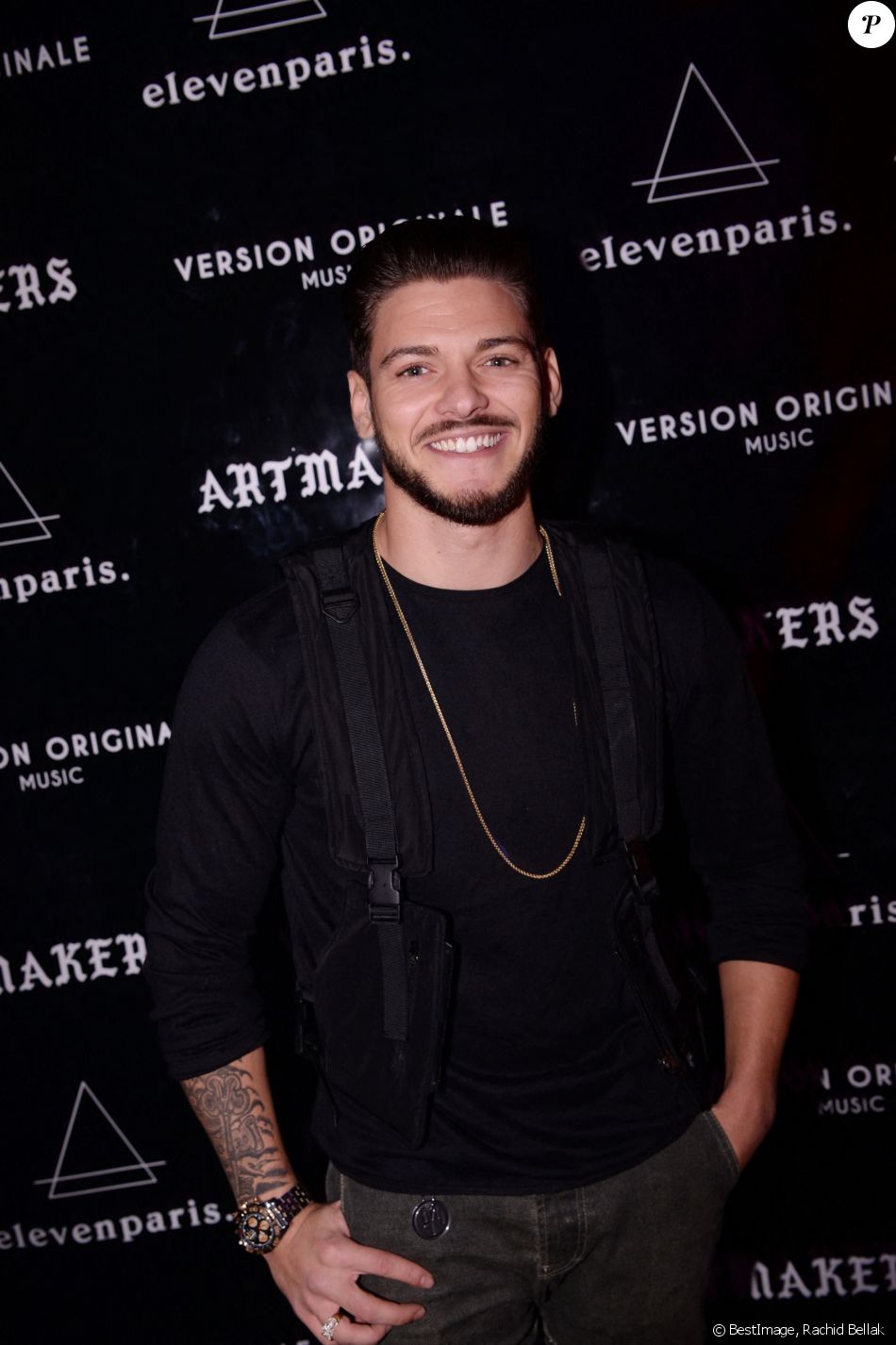 Exclusif - Rayane Bensetti - Eleven Paris présente "Artmakers" aux Salons Hoche à Paris le 27 novembre 2019. © Rachid Bellak/Bestimage
