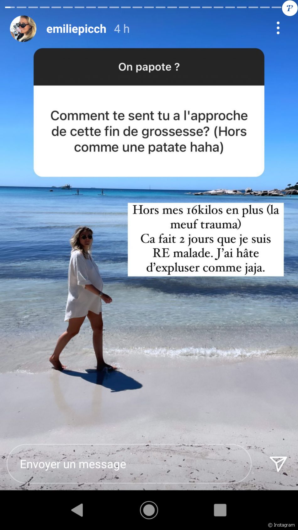 Emilie Picch répond aux questions de ses abonnés, le 1er juin 2021
