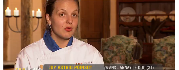 Joy Astrid, dans Top Chef 2016 (épisode du lundi 6 mars 2016 sur M6).