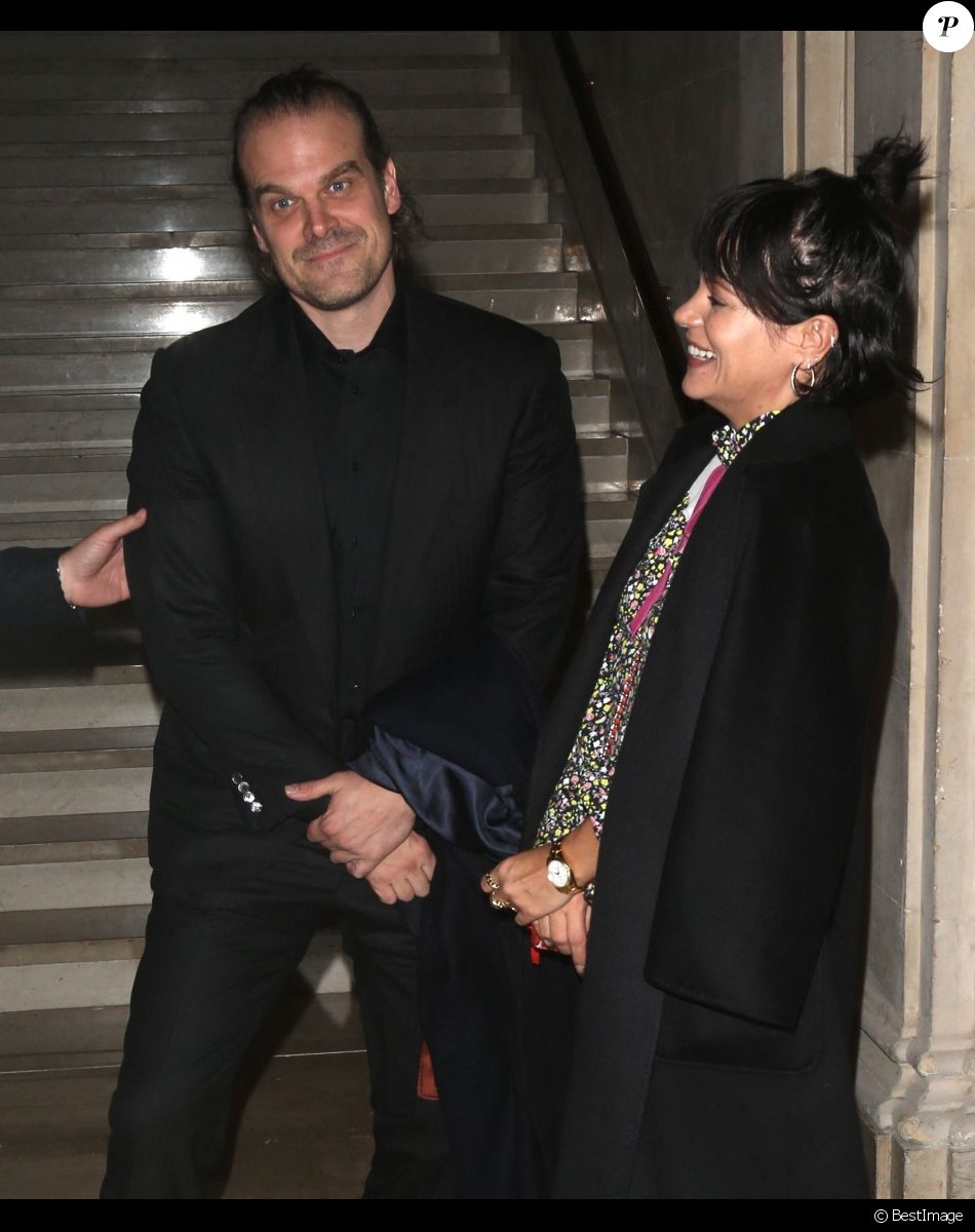 Lily Allen et son compagnon David Harbour au gala Champions for Change à New York, le 17 octobre 2019